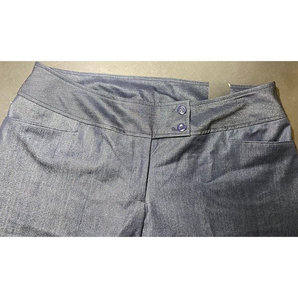 Lane Bryant Womens Wide Leg Pants Plus Size 18 Blue Jean High Waist Trousers NWT - Picture 9 of 9